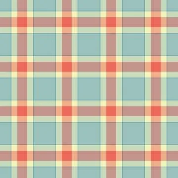 Classic plaid pattern in soft pastel hues. Seamless design suitable for backg イラスト素材