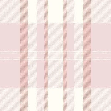 Classic plaid pattern in soft rose and cream hues. Versatile for backgrounds, Stock Illustration