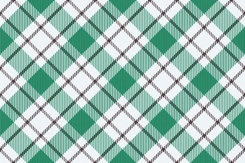 Classic plaid pattern. A stylish green, white, and brown crisscross design le 스톡 일러스트