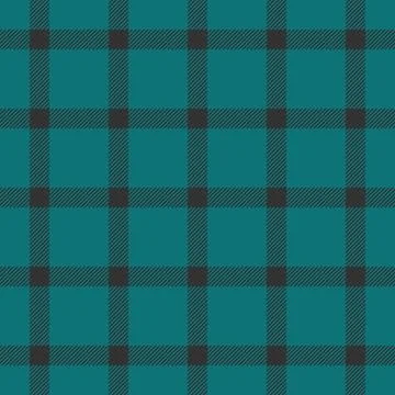 Classic plaid pattern in teal and charcoal. Great for backgrounds, design e.. イラスト素材