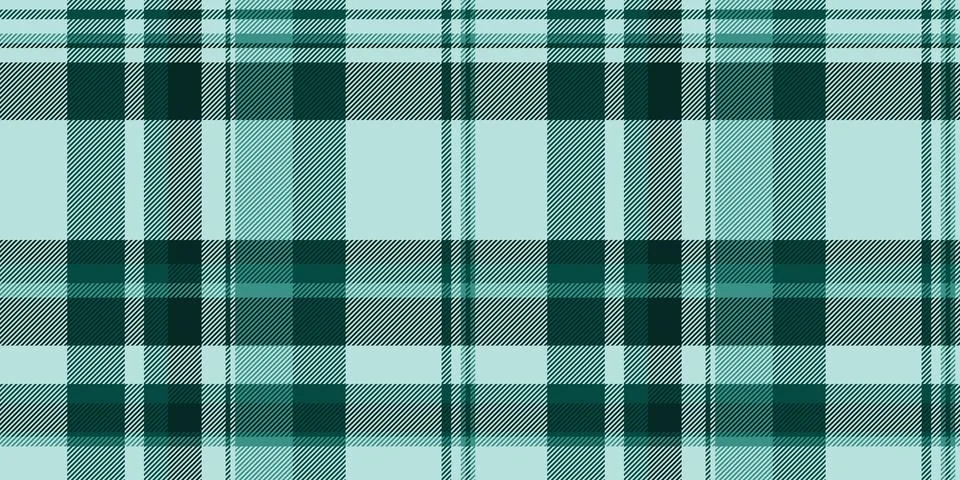 Classic plaid pattern in teal and green. Versatile backdrop for winter fashio Illustrazione stock