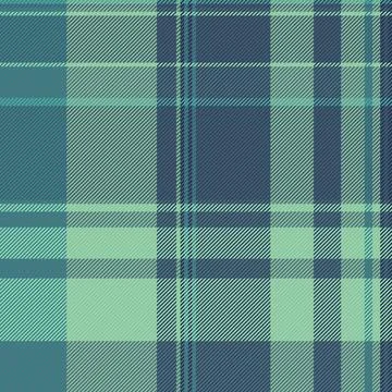 Classic plaid pattern in teal and blue hues. Represents tradition, heritage,  Stock Illustration