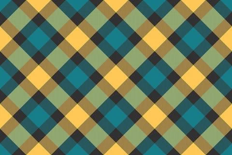 Classic plaid pattern in teal, gold, and charcoal. A versatile texture for ba Stockillustratie
