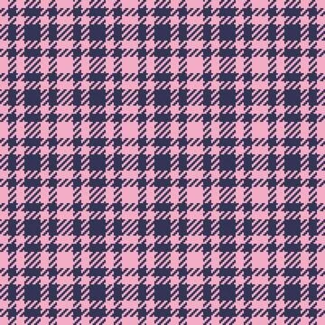 Classic plaid pattern, timeless and versatile. Pixelated fabric texture. Us.. Illustrazione stock