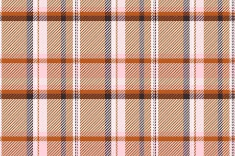 Classic plaid pattern vector illustration featuring elegant lines in beige, b Illustrazione stock