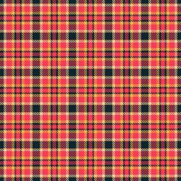 Classic plaid pattern with vibrant hues. Evokes warmth and comfort. Versati.. 库存插图