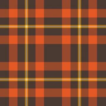 Classic plaid pattern in warm autumnal hues. Evokes comfort, tradition,  cozy 库存插图
