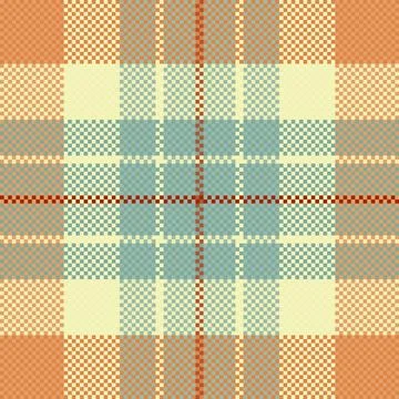 Classic plaid pattern with warm earthy tones. Seamless, rustic, and vintage f Illustrazione stock