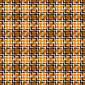 Classic plaid pattern with warm fall colors. Traditional tartan design idea.. Stock Illustration