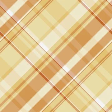 Classic plaid pattern in warm, inviting tones of gold and orange. Creates a s Stockillustratie
