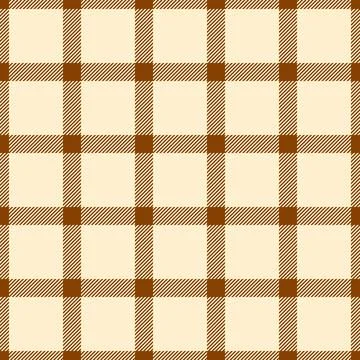 Classic plaid pattern with warm tones. Seamless vector design, perfect for .. 库存插图