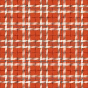 Classic plaid pattern in warm tones, evocative of autumn comfort. Ideal for.. イラスト素材