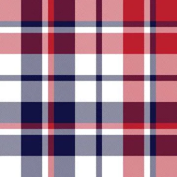 Classic Plaid Tartan Seamless Pattern Stock Illustration