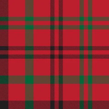 Classic Plaid Tartan Seamless Pattern Stock Illustration
