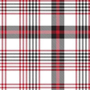 Classic Plaid Tartan Seamless Pattern Design Stock Illustration