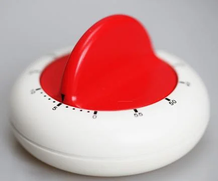 Classic plastic kitchen timer Stock Photos