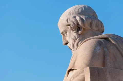 Classic Plato statue Stock Photos