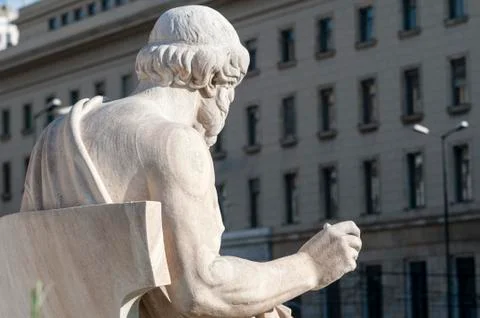 Classic Plato statue Stock Photos