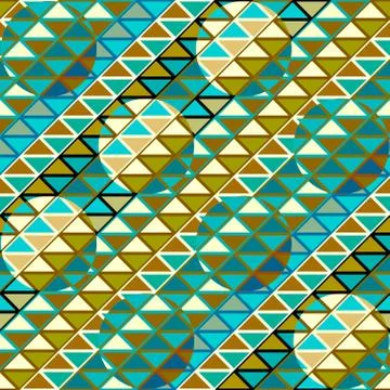 Classic polka dot pattern in a patchwork collage style. Stock Illustration