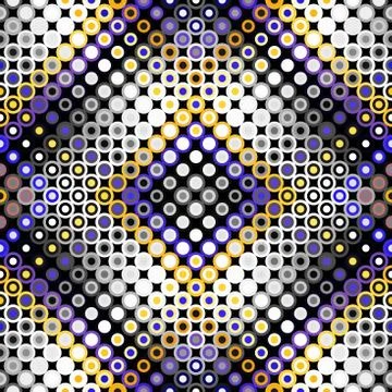 Classic polka dot pattern in a patchwork collage style. Stock Illustration