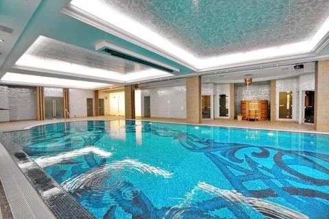 Classic Pool Room Foto stock