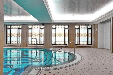 Classic Pool Room Foto stock