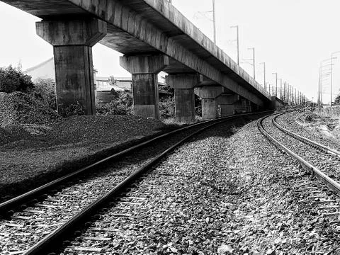 Classic Railway Track Stock Photos