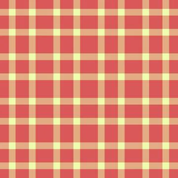 Classic red and beige gingham check pattern.  Perfect for backgrounds, textil Stock Illustration