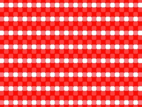 Classic Red and White Gingham Pattern Background Stock Illustration