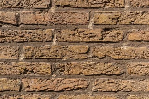 Classic Red Brick wall. Rustic Style. Stock Photos
