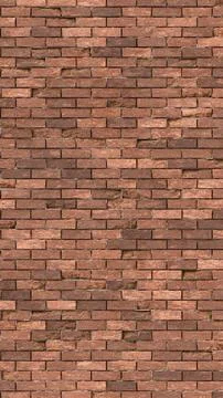 Classic red brick wall texture background with weathered surface. 3D rendering Stock Illustration