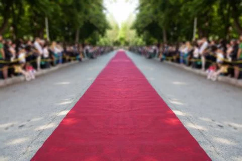 Classic red carpet Stock Photos