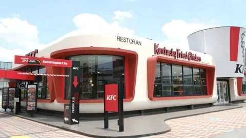 Classic Retro KFC Stock Footage 172008455