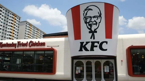 Classic Retro KFC Stock Footage 172008458