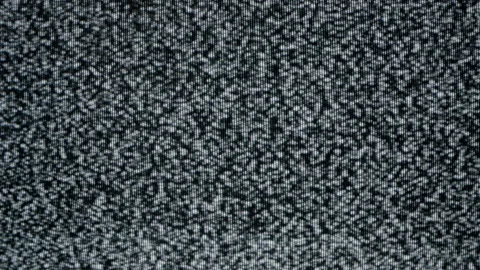 Classic Retro Television Static Focus In and Out Stock Footage 240239635
