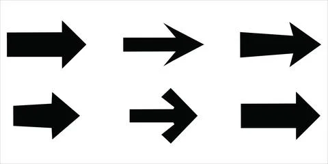 Classic Right Side Signposts Stock Illustration