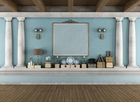 Classic room Stock Illustration