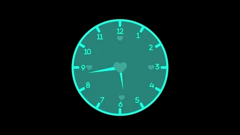 Classic Round Analog Clock Animation with Looping Second Hand Movement 動画素材 316785203