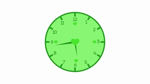 Classic Round Analog Clock Animation with Looping Second Hand Movement 動画素材 316785258