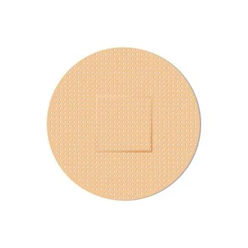 Classic round shape plaster for wounds, vector illustration Stock Illustration