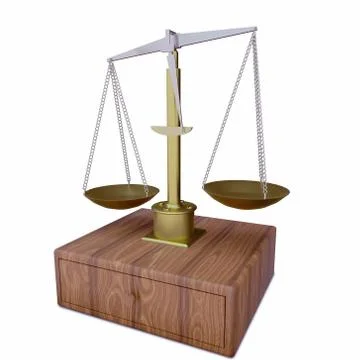 Classic scales Stock Illustration