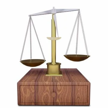 Classic scales Stock Illustration