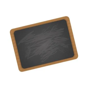 Classic school blackboard Illustrazione stock