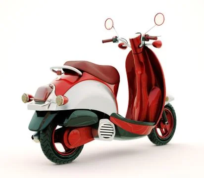 Classic scooter イラスト素材