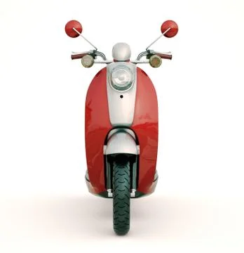 Classic scooter Stockillustratie