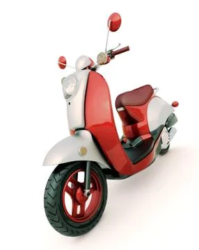 Classic scooter Stock Illustration