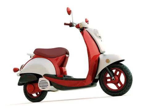 Classic scooter Ilustración de archivo