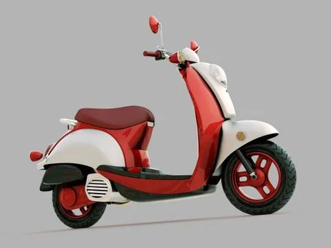 Classic scooter Иллюстрация