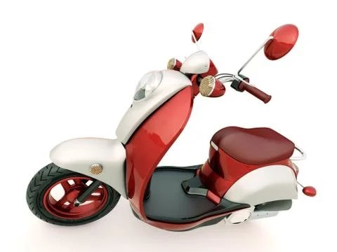Classic scooter Stock-Illustration