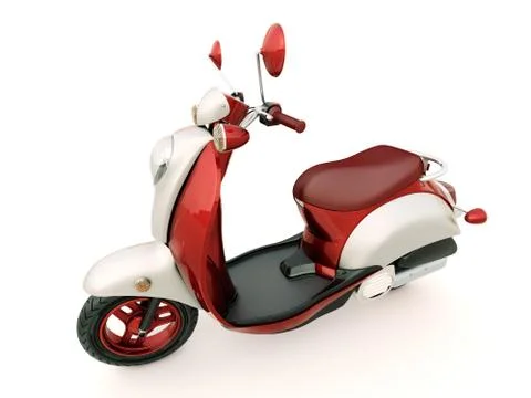 Classic scooter Stock Illustration